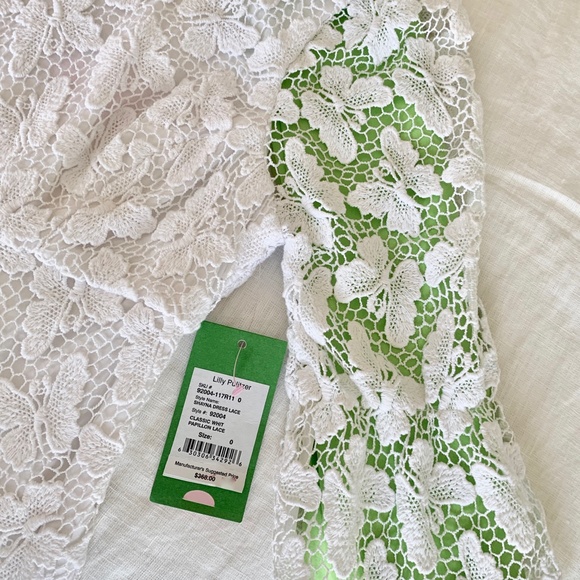 Lilly Pulitzer Dresses & Skirts - NWT Lilly Pulitzer White Butterfly Lace Dress